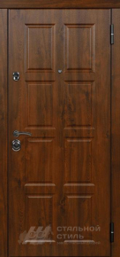 Входная дверь для дачи с МДФ ДЧ №12 с отделкой МДФ ПВХ - фото