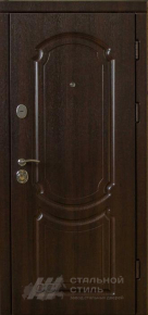 Входная дверь с отделкой МДФ + МДФ цвета венге с отделкой МДФ ПВХ - фото